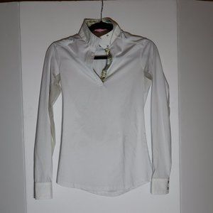Tailored Sportsman White Show Shirt, Ladies XS